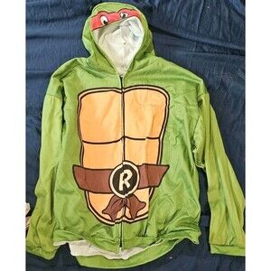 Adults Men's Teenage Mutant Ninja Turtles TMNT  Zip Up Hoodie XL